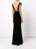 open back fitted dress