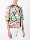 three-quarters sleeve padded jacket