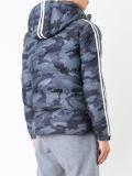 camouflage print padded jacket 