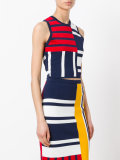 cropped patchwork tank 