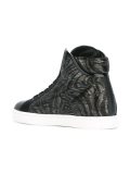 animal print hi-top sneakers