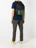 tropical print backpack