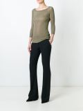 sheer knitted top