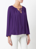 neck-tie blouse