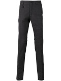 slim-fit tailored trousers