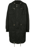 hooded duffle coat 