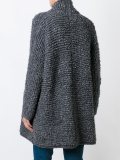 ribbed slouchy cardi-coat