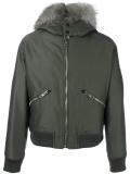 fur collar bomber jacket 