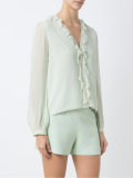 silk blouse