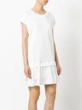 ruffle hem T-shirt dress