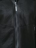 creased sleeve padded coat