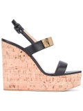 cork wedge sandals