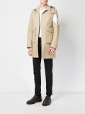 logo trench coat 
