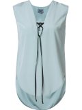 lace-up tank top