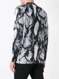 snakeskin print sweatshirt