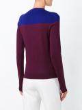 colour block knit top