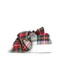 plaid slip-on sneakers