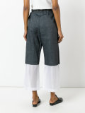 layered tie waist trousers