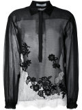 lace panel blouse 