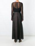 sheer layer dress