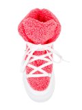 woolen panel snow boots