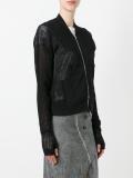 mesh bomber jacket