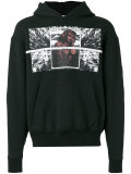 'Strap Heavy' printed hoodie
