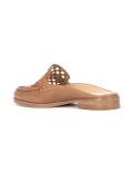 braided vamp slip-on loafers