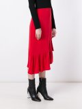 asymmetrical ruffle skirt