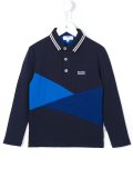 colour block polo shirt