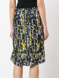 watercolour print skirt
