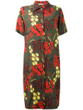 botanical print dress