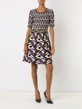 flared knit dress