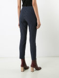 pinstripe skinny cropped trousers