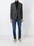 stonewashed straight-fit jeans