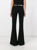 slim flared trousers