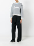 logo print sweatshirt 