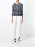 ruffled cardigan 