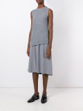 asymmetric drop waist dress
