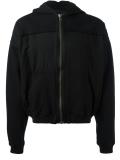 stitched panel hoodie 