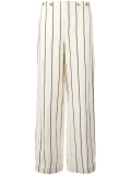striped wide-leg trousers