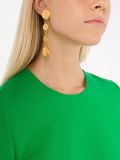 coin drop clip-on earrings