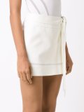 tie fastening skorts