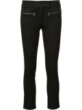 slim-fit cropped trousers