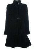 velvet maxi coat