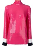 sequin embellished top