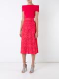 double lace skirt