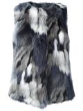 faux fur gilet