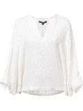 three-quarter sleeve blouse 
