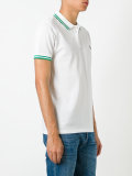 slim fit polo shirt with iconic branding